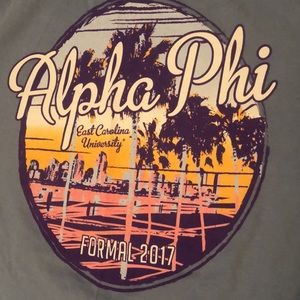 Alpha Phi comfort colors T-shirt